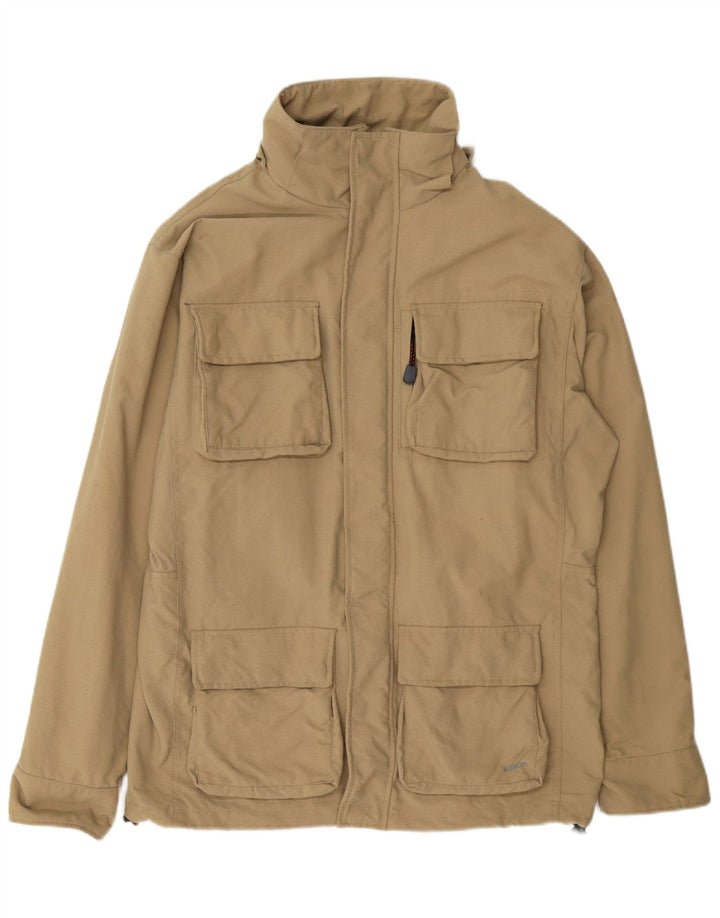 Aspesi Mens Utility Jacket UK 38 Medium Beige Polyamide