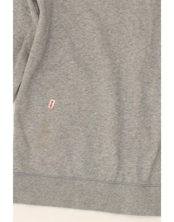 UNDER ARMOUR Mens Zip Hoodie Sweater Medium Grey Cotton Vintage Under Armour and Second-Hand Under Armour from Messina Hembry 