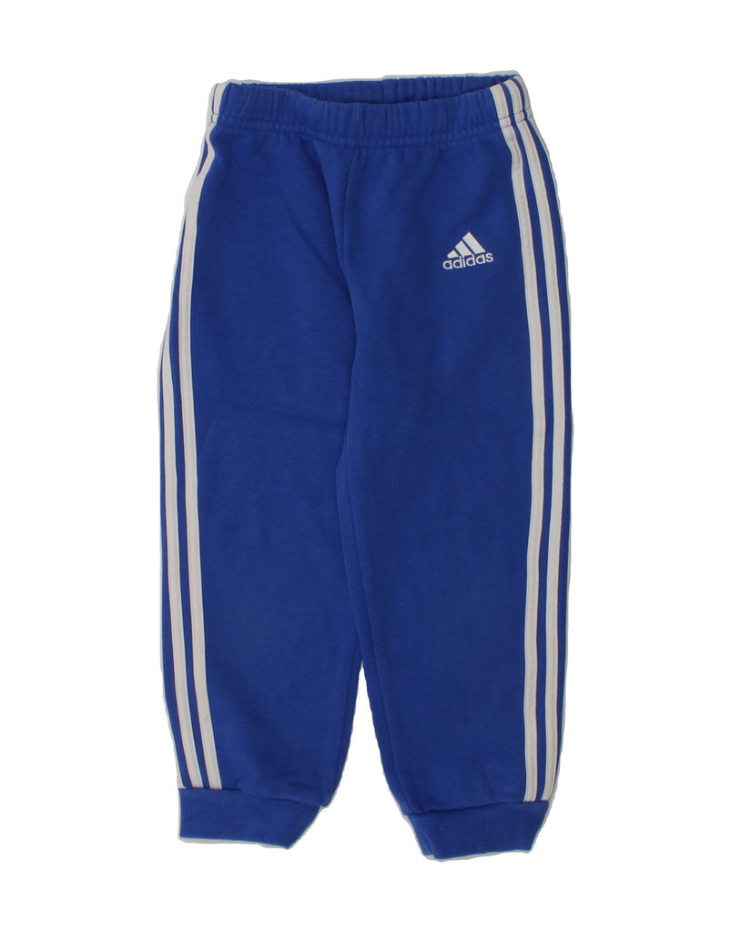 ADIDAS Boys Tracksuit Trousers Joggers 2-3 Years Blue | Vintage Adidas | Thrift | Second-Hand Adidas | Used Clothing | Messina Hembry 