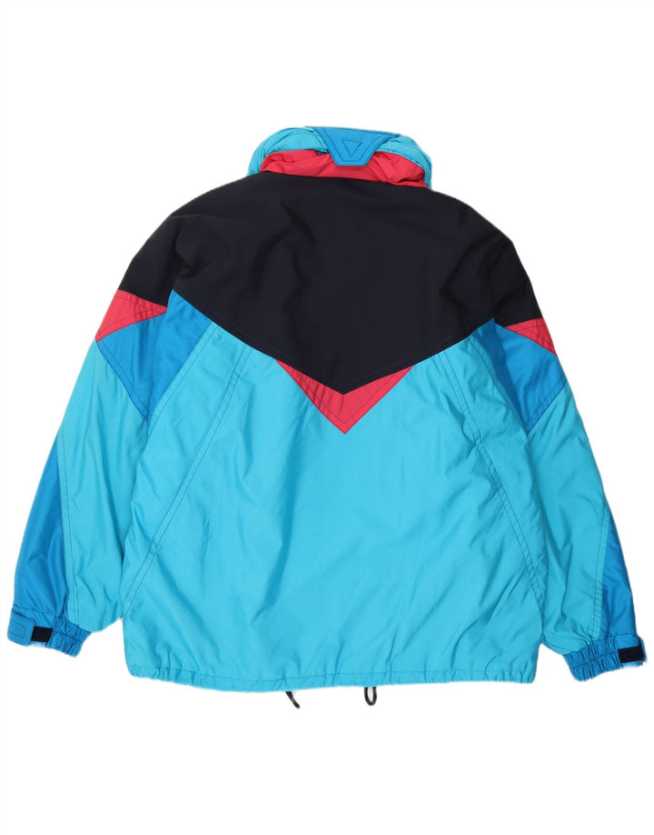 Colmar Mens Ski Jacket IT 52 Large Blue Colourblock Polyamide