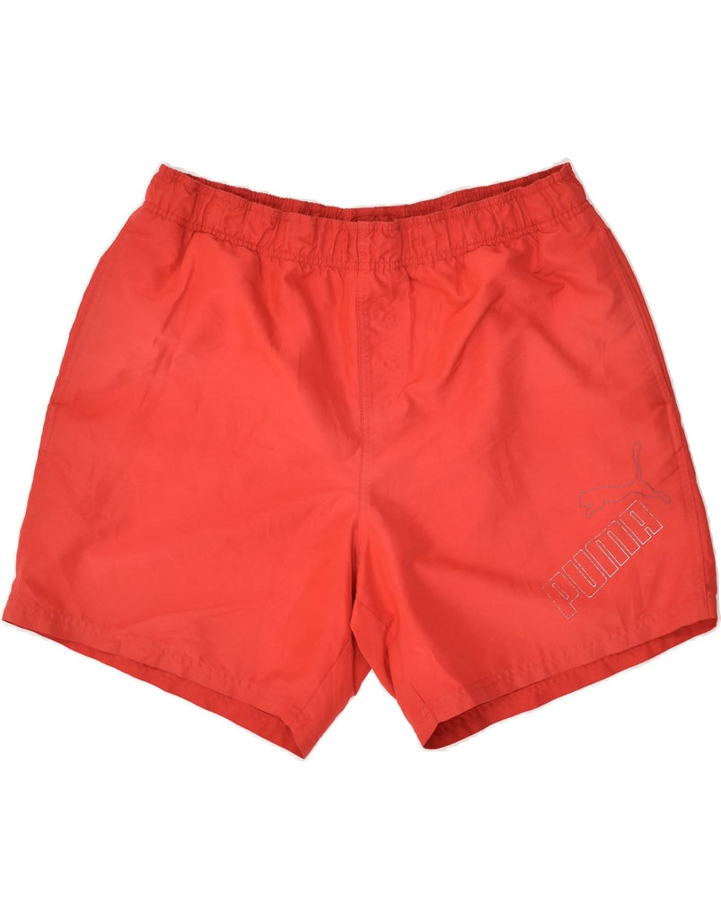 PUMA Mens Sport Shorts XL Red | Vintage Puma | Thrift | Second-Hand Puma | Used Clothing | Messina Hembry 