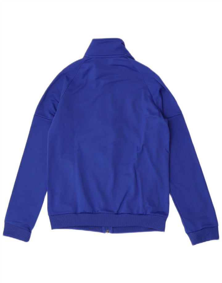 Adidas Womens Tracksuit Top Jacket UK 8/10 Small Blue Polyester