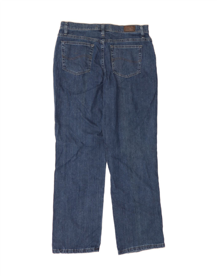 LEE Womens Straight Jeans US 10 Large W32 L31 Navy Blue Cotton Vintage Lee and Second-Hand Lee from Messina Hembry 