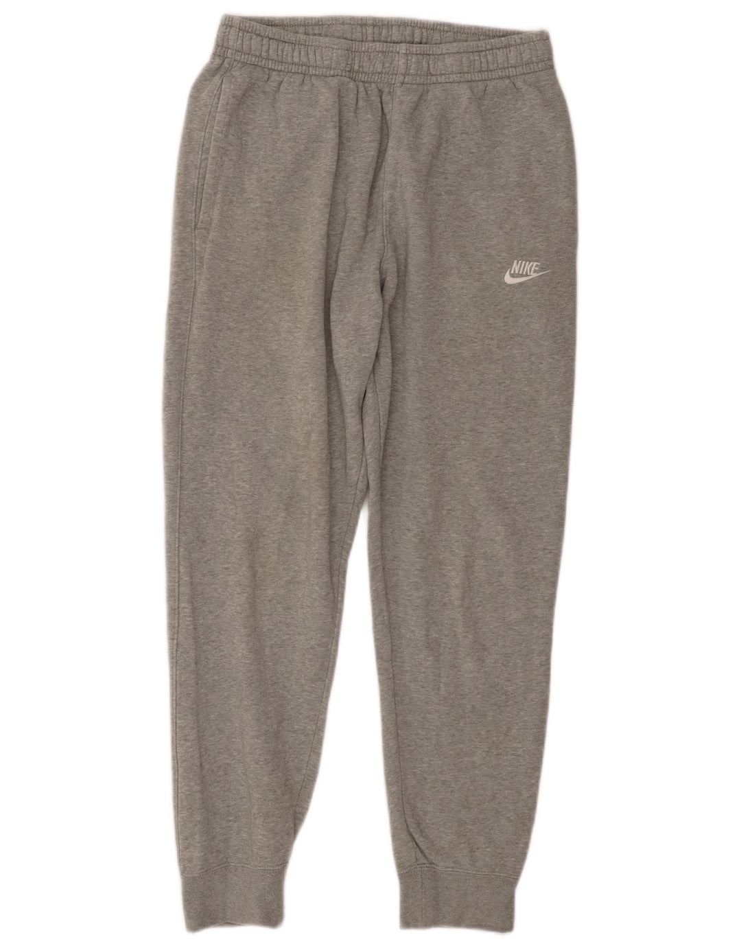 NIKE Mens Tracksuit Trousers Joggers Medium  Grey Cotton