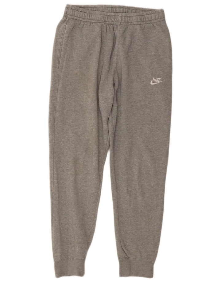 NIKE Mens Tracksuit Trousers Joggers Medium  Grey Cotton