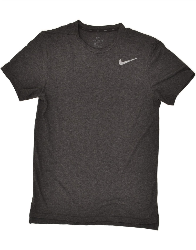 NIKE Mens Dri Fit T-Shirt Top Small Grey Vintage Nike and Second-Hand Nike from Messina Hembry 