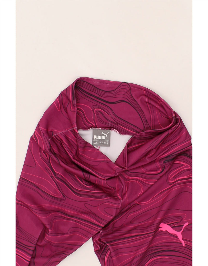 PUMA Womens Leggings UK 10 Small  Pink Tie Dye Vintage Puma and Second-Hand Puma from Messina Hembry 