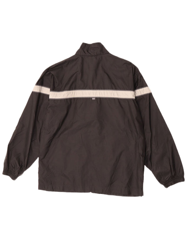 Nike Boys Rain Jacket 14-15 Years Large Black Colourblock Polyester
