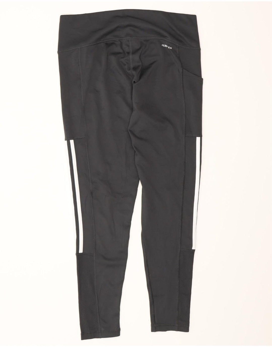 Adidas Womens Aeroready Leggings UK 16/18 Large Black Polyester