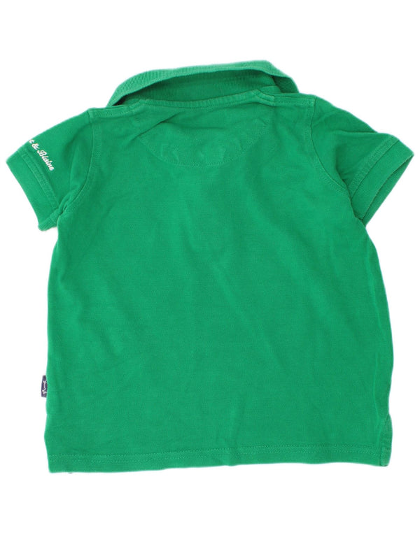 Harmont & Blaine Boys Polo Shirt 3-4 Years Green Cotton
