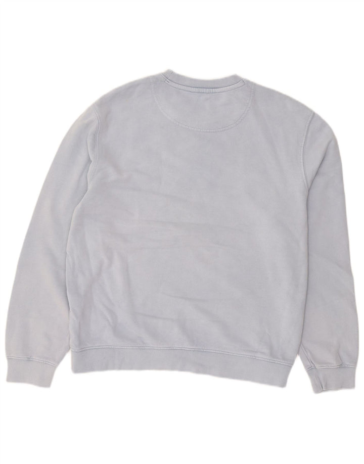 CREW CLOTHING Womens Sweatshirt Jumper UK 12 Medium Blue Cotton