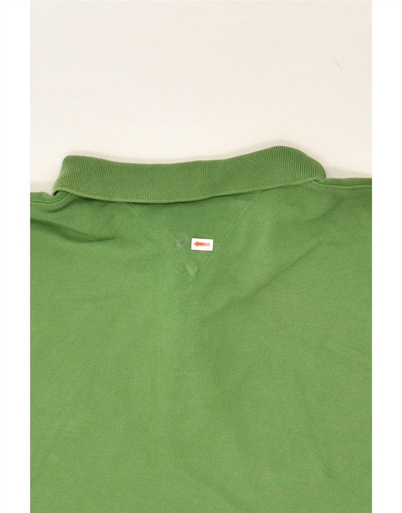 TOMMY HILFIGER Mens Polo Shirt 2XL Green Cotton | Vintage Tommy Hilfiger | Thrift | Second-Hand Tommy Hilfiger | Used Clothing | Messina Hembry 