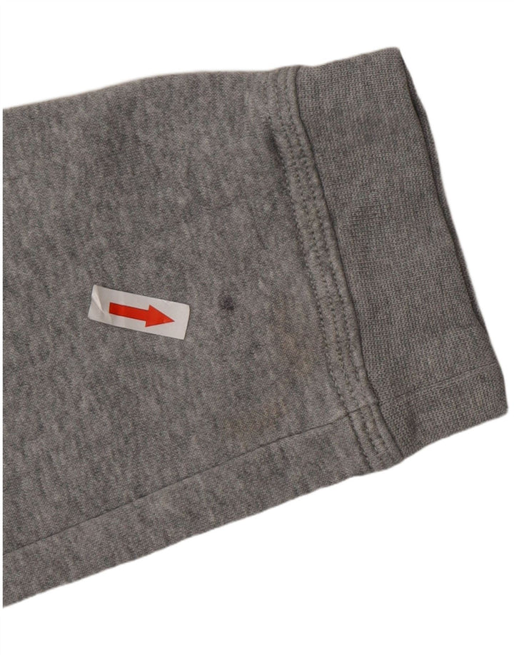 NIKE Boys Hoodie Jumper 12-13 Years Large Grey Cotton