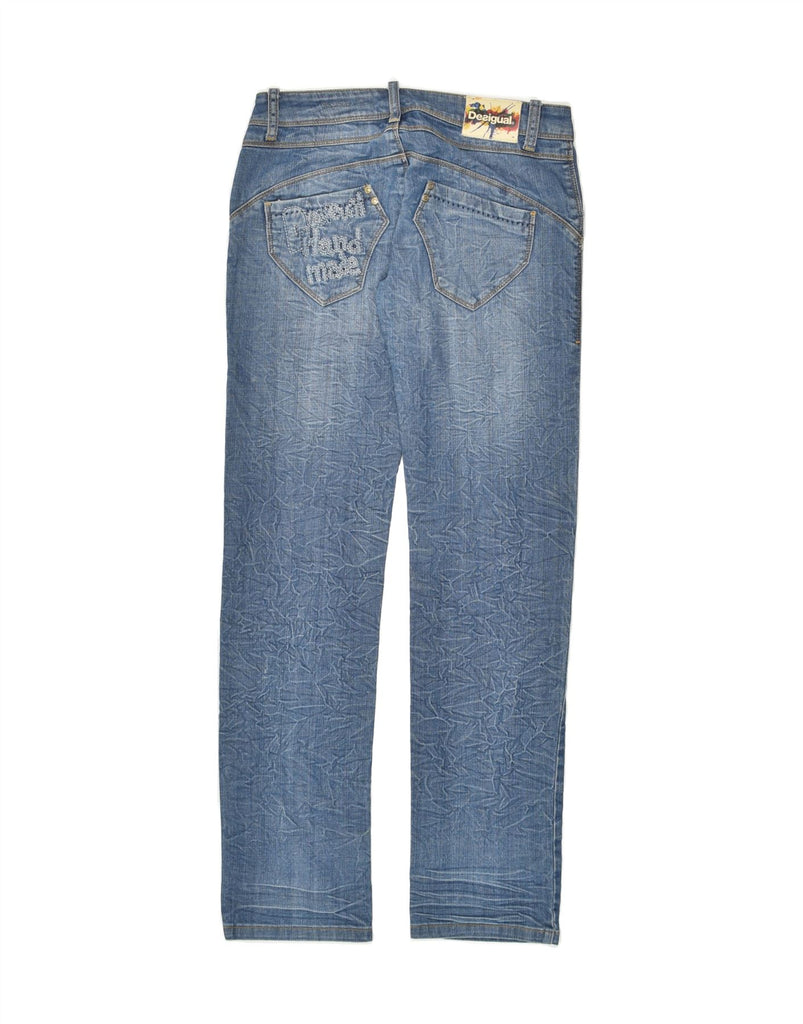 DESIGUAL Womens Straight Jeans EU 40 Medium W30 L34 Blue Vintage Desigual and Second-Hand Desigual from Messina Hembry 