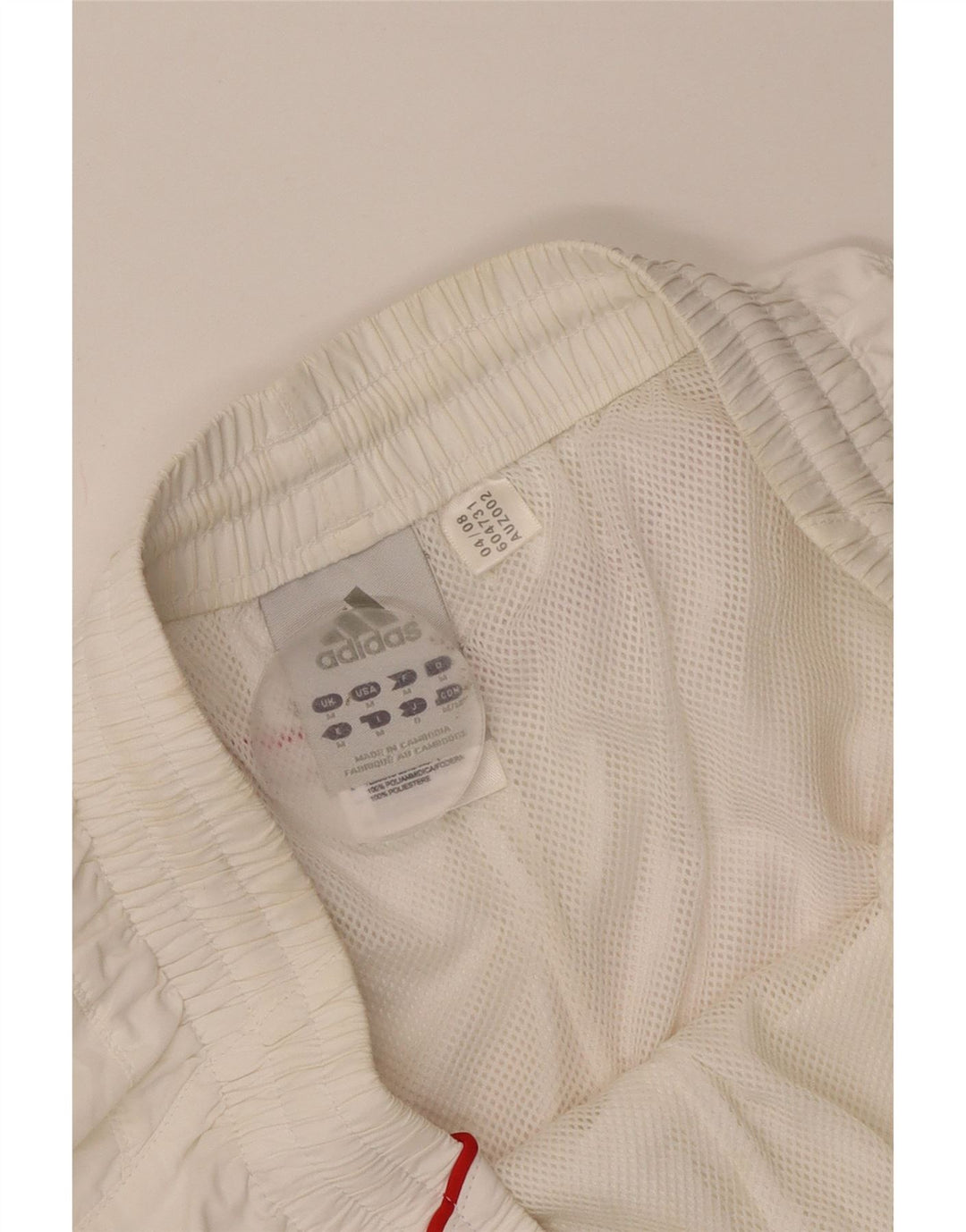 Adidas Mens Climalite Sport Shorts Medium  White Colourblock Polyester