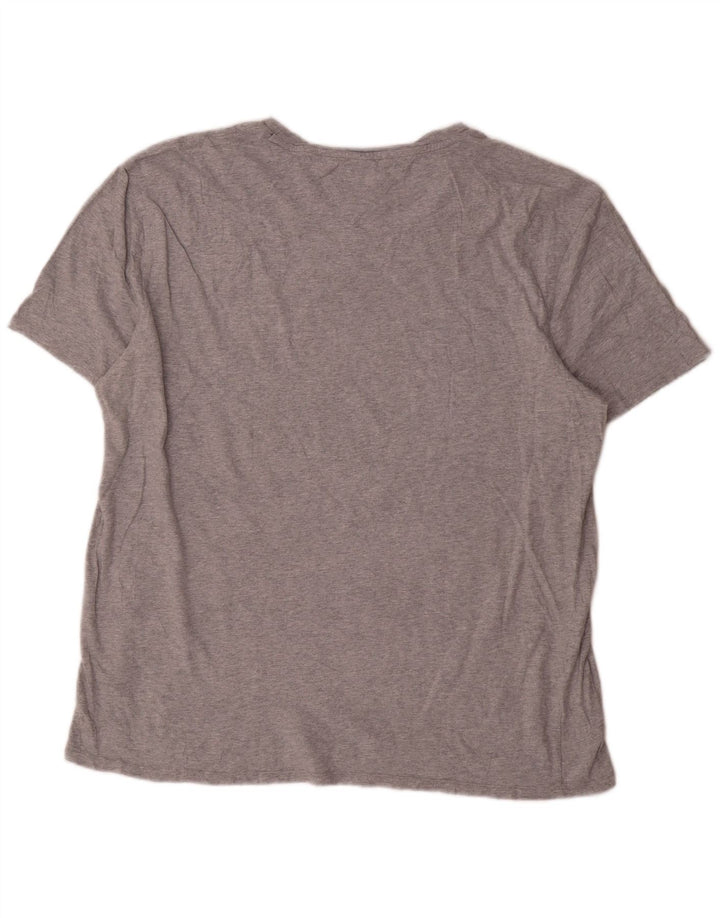 Tommy Hilfiger Mens T-Shirt Top XL Grey Cotton