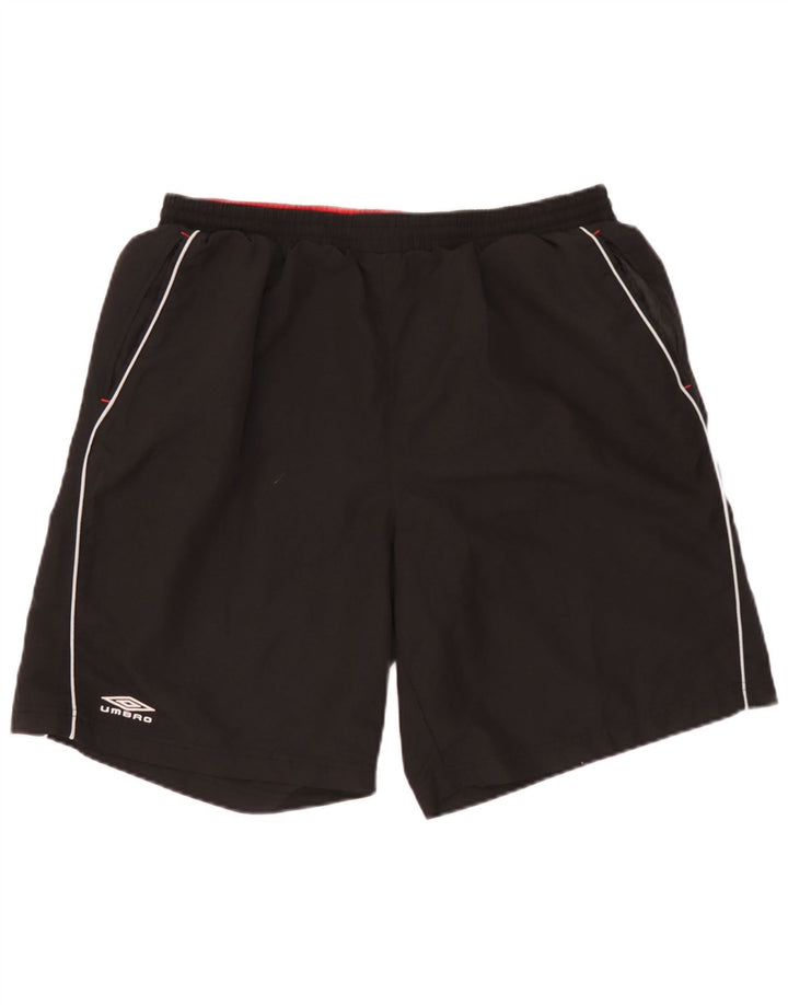 Umbro Mens Graphic Swimming Shorts 2XL  Black Polyester