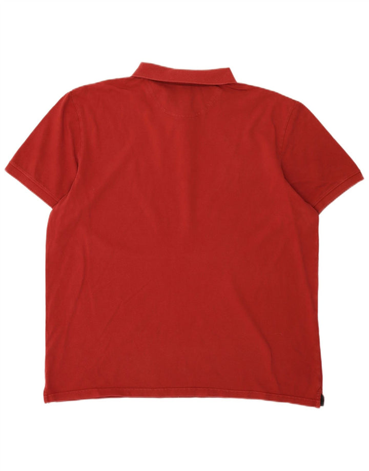 Timberland Mens Slim Fit Polo Shirt 2XL Red