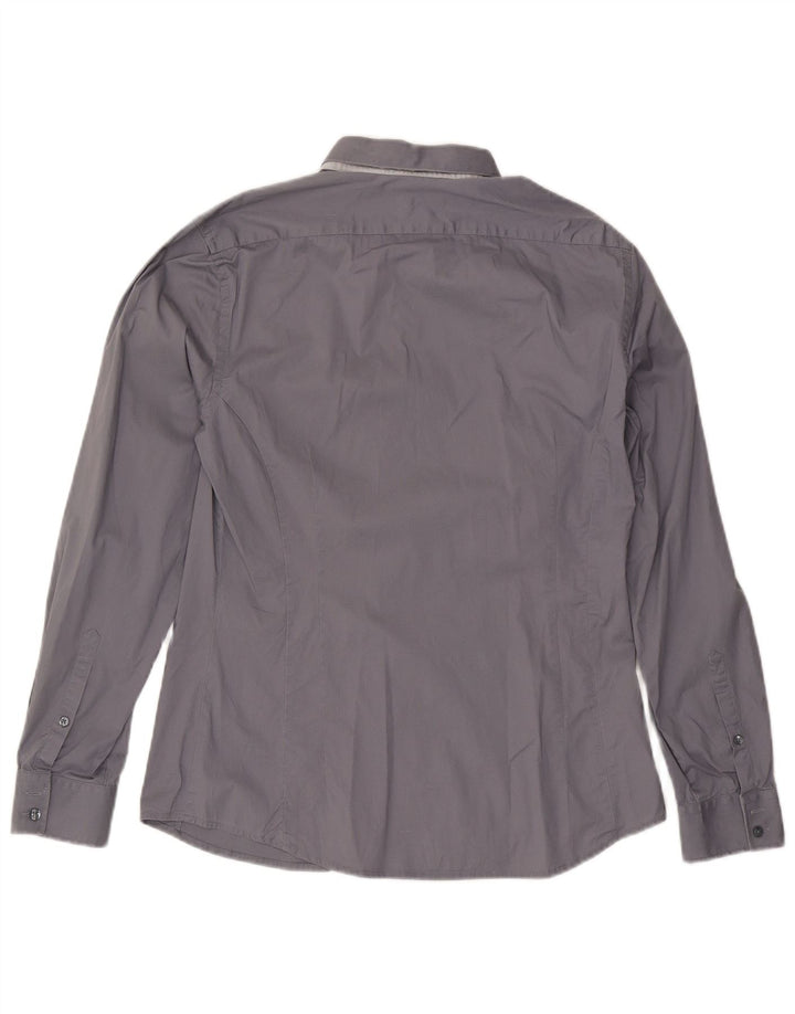 Jules Mens Extra Slim Fit Shirt Size 41/42 Large Grey