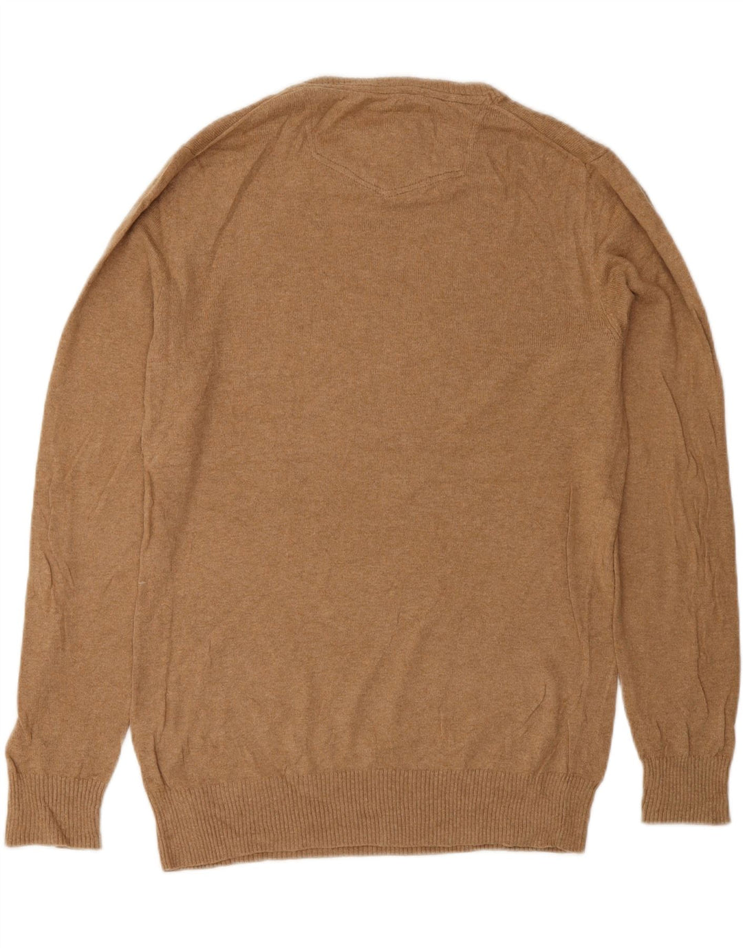 Fat Face Mens Crew Neck Jumper Sweater XS Brown Cotton
