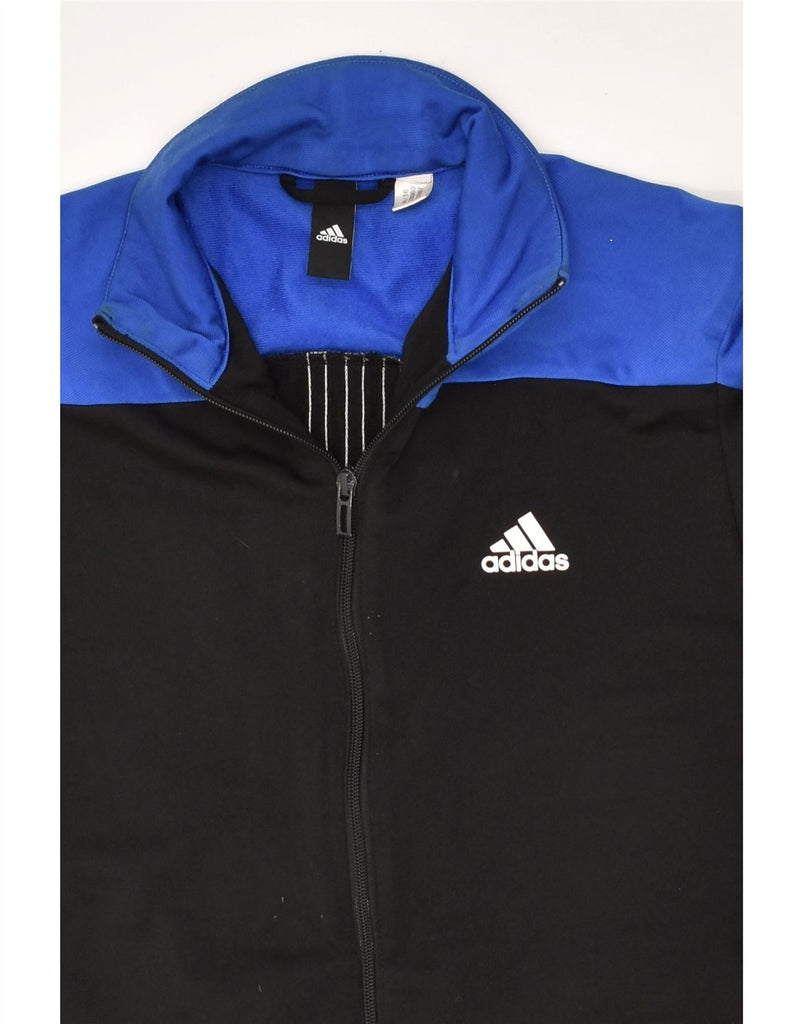 ADIDAS Mens Tracksuit Top Jacket Small Black Colourblock | Vintage Adidas | Thrift | Second-Hand Adidas | Used Clothing | Messina Hembry 