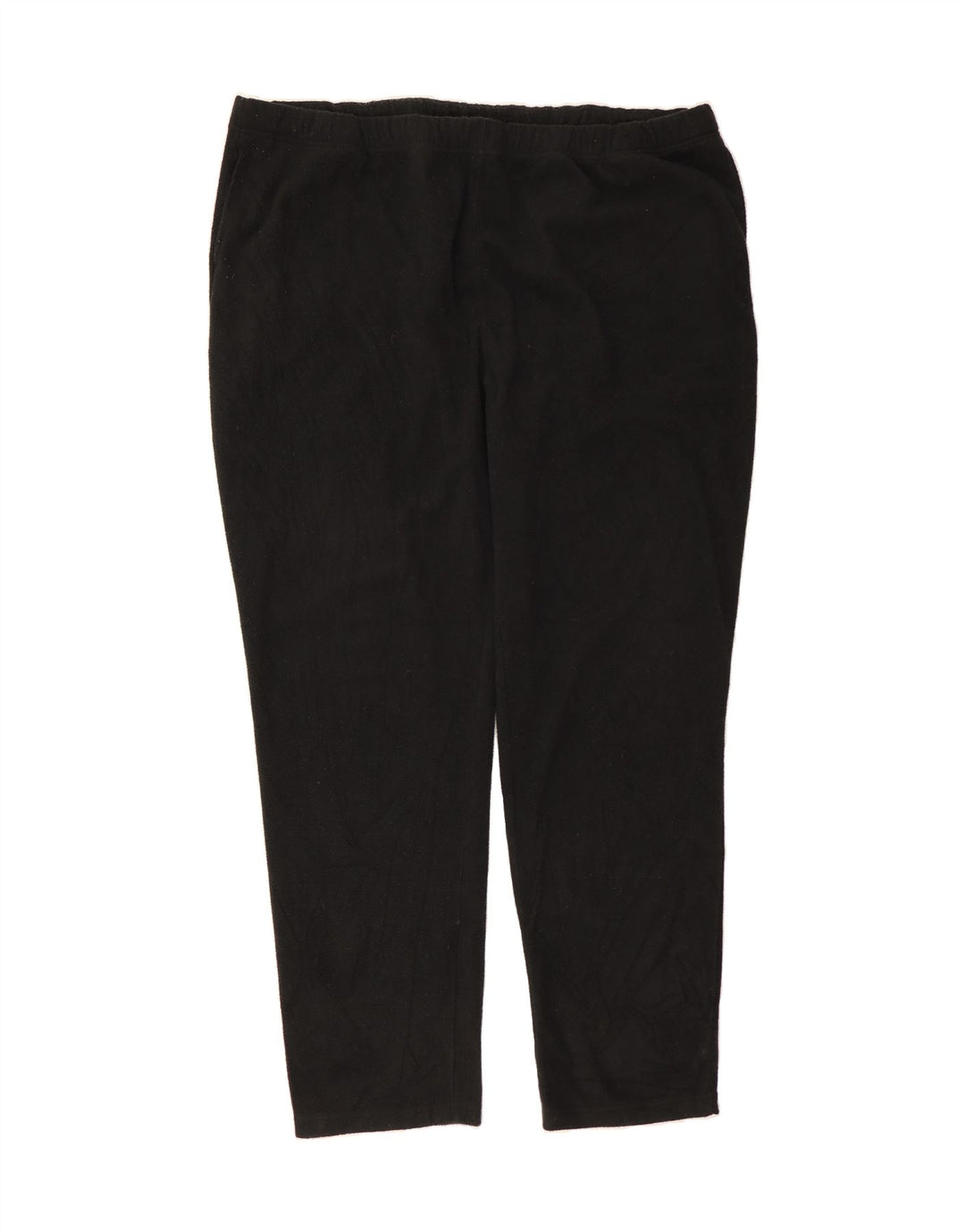 EDDIE BAUER Womens Tall Fleece Leggings UK 22 3XL  Black Polyester Vintage Eddie Bauer and Second-Hand Eddie Bauer from Messina Hembry 