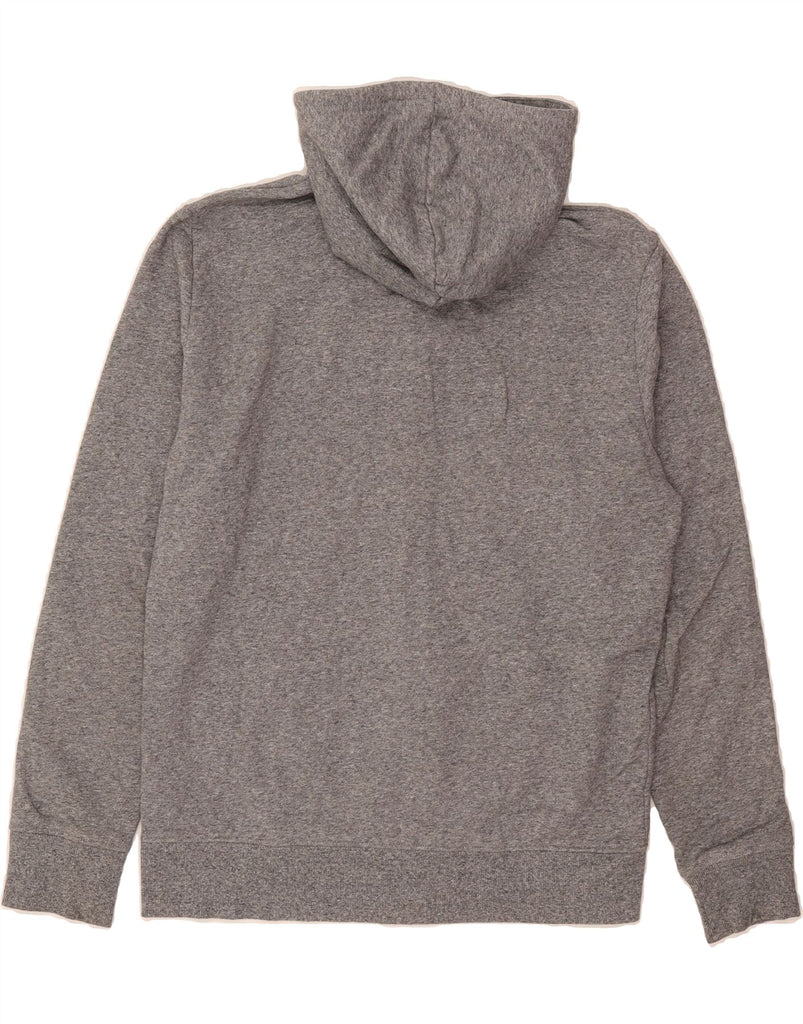 MARKS & SPENCER Mens Zip Hoodie Sweater Medium Grey Cotton Vintage Marks & Spencer and Second-Hand Marks & Spencer from Messina Hembry 