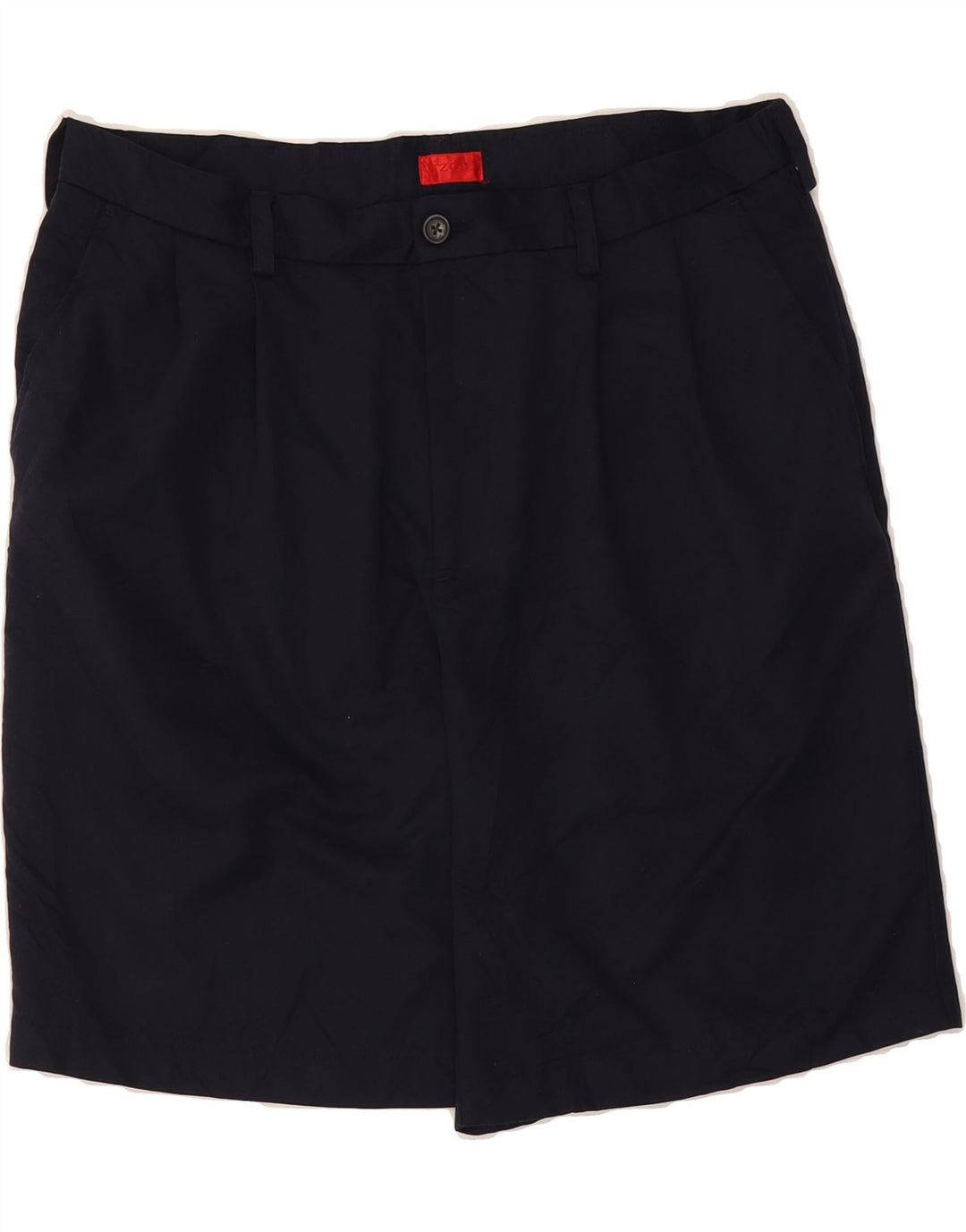 IZOD Mens Pegged Chino Shorts W36 Large Navy Blue Polyester Vintage Izod and Second-Hand Izod from Messina Hembry 