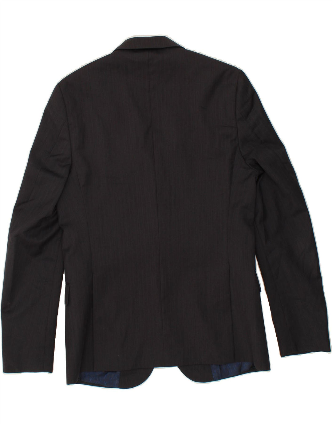 DANIELE ALESSANDRINI Mens 2 Button Blazer Jacket IT 50 Large Grey Wool Vintage Daniele Alessandrini and Second-Hand Daniele Alessandrini from Messina Hembry 