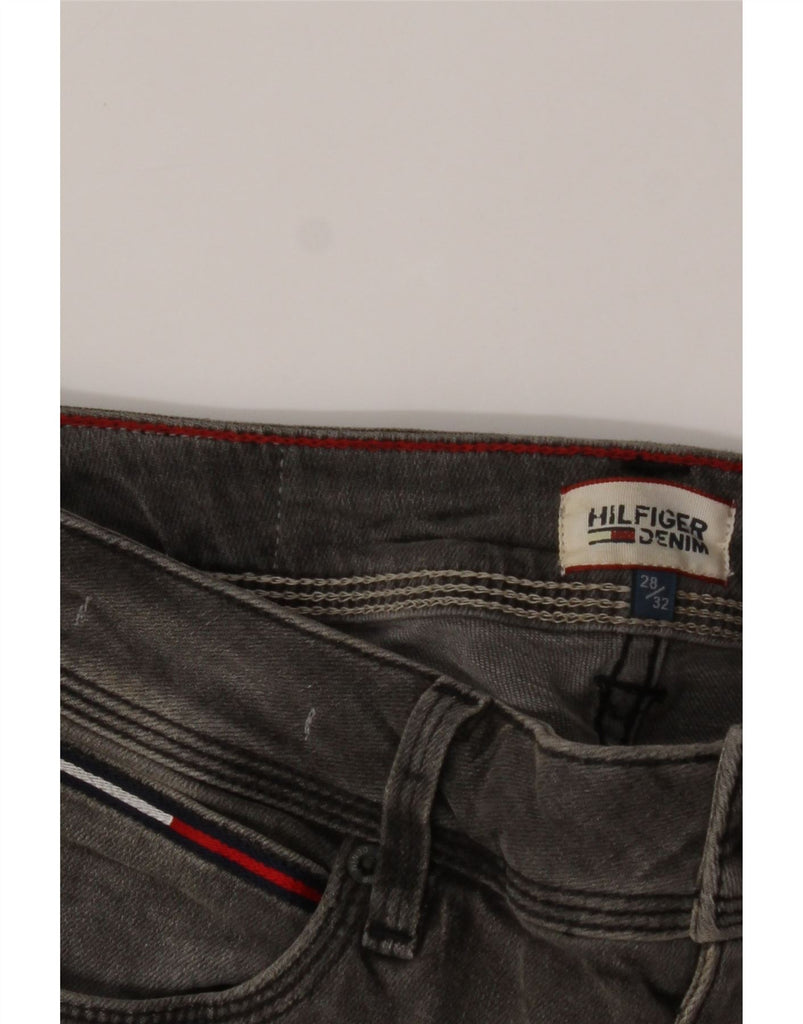 TOMMY HILFIGER Womens Slim Jeans W28 L32 Grey Cotton Vintage Tommy Hilfiger and Second-Hand Tommy Hilfiger from Messina Hembry 