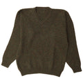 Vintage Mens V-Neck Jumper Sweater XL Khaki