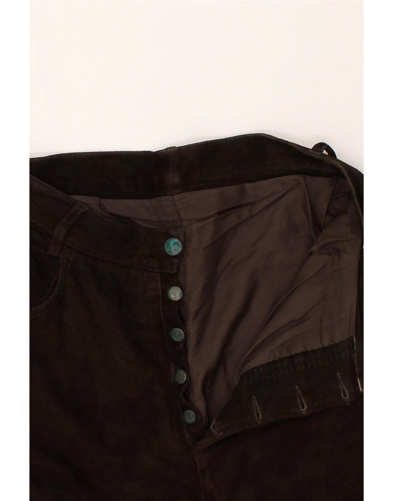 VINTAGE Mens Leather Trousers W29 L30  Brown Leather Vintage Vintage and Second-Hand Vintage from Messina Hembry 