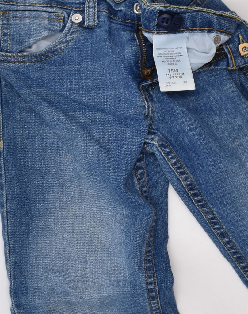 LEVI'S Boys Slim Straight Jeans 6-7 Years W24 L20 Blue Cotton | Vintage Levi's | Thrift | Second-Hand Levi's | Used Clothing | Messina Hembry 