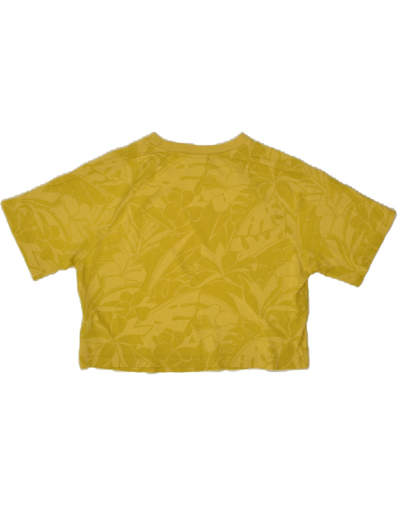 DIADORA Girls Graphic T-Shirt Top 15-16 Years Medium Green Floral Cotton | Vintage Diadora | Thrift | Second-Hand Diadora | Used Clothing | Messina Hembry 