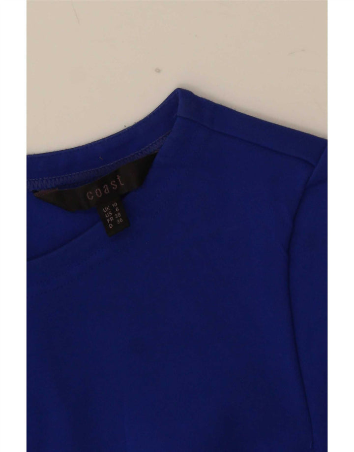 Coast Womens Blouse Top UK 10 Small Blue