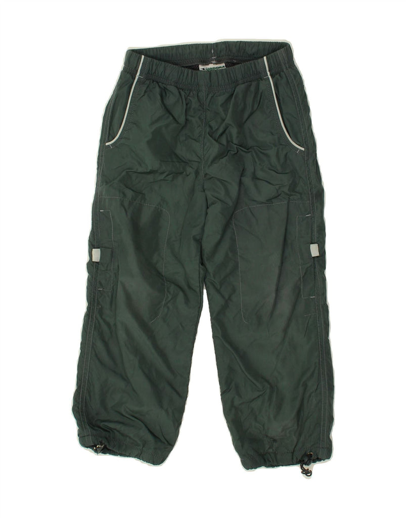 DIADORA Boys Tracksuit Trousers 3-4 Years Green Polyester | Vintage Diadora | Thrift | Second-Hand Diadora | Used Clothing | Messina Hembry 