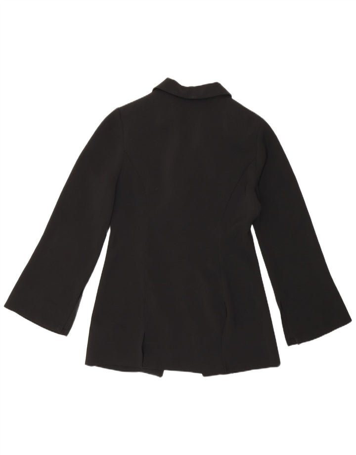 Ivoire de Laurence Womens Shirt Blouse UK 8 Small Black Polyester