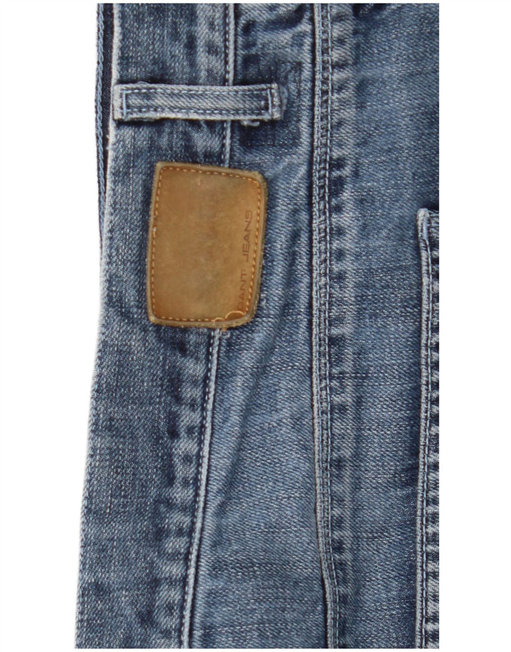 Gant Mens Straight Jeans W40 L32 Blue Cotton