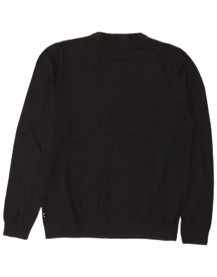 Jack & Jones Mens Crew Neck Jumper Sweater Small Navy Blue
