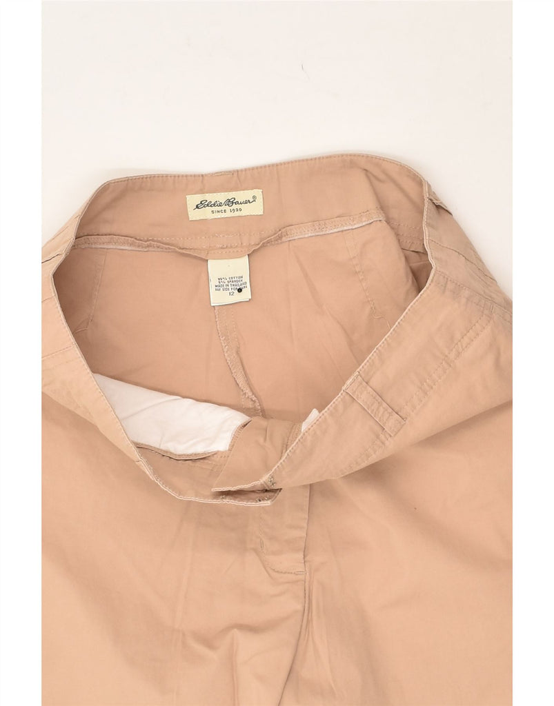 EDDIE BAUER Womens Casual Shorts US 12 Large W30 Beige Cotton | Vintage Eddie Bauer | Thrift | Second-Hand Eddie Bauer | Used Clothing | Messina Hembry 