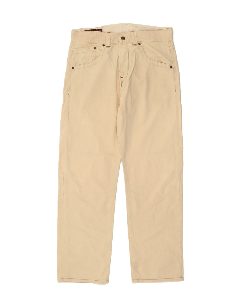 MARLBORO CLASSICS Mens Straight Casual Trousers W33 L31  Beige Cotton | Vintage Marlboro Classics | Thrift | Second-Hand Marlboro Classics | Used Clothing | Messina Hembry 