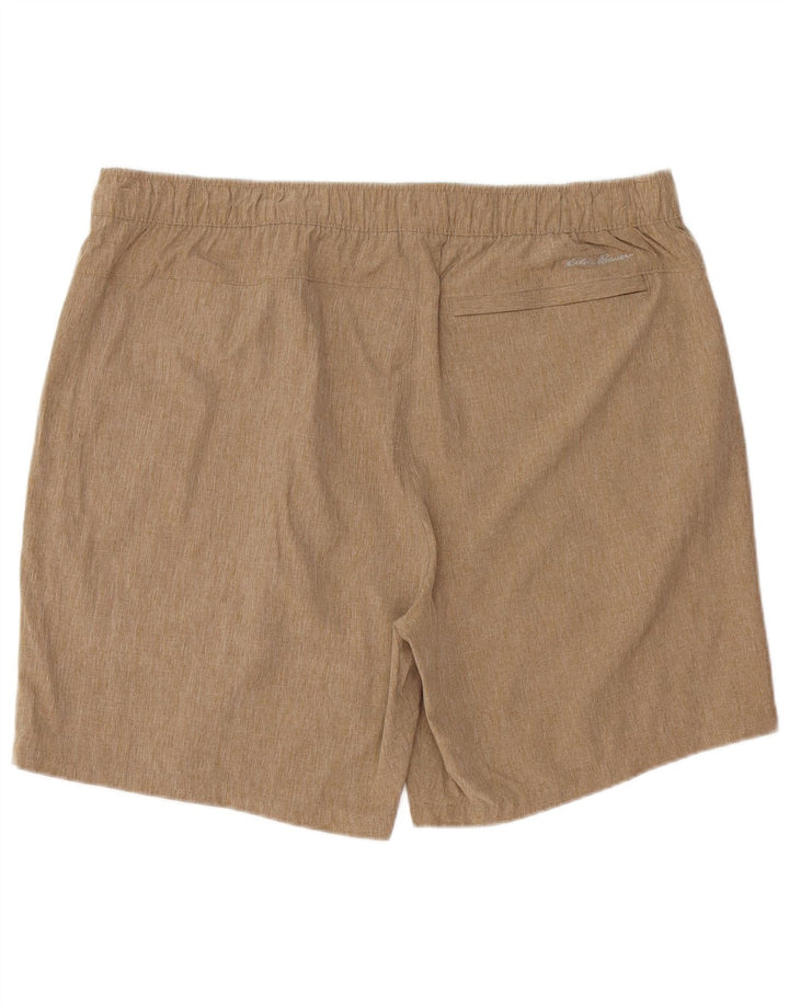 Eddie Bauer Mens Chino Shorts 2XL W42  Beige Polyester