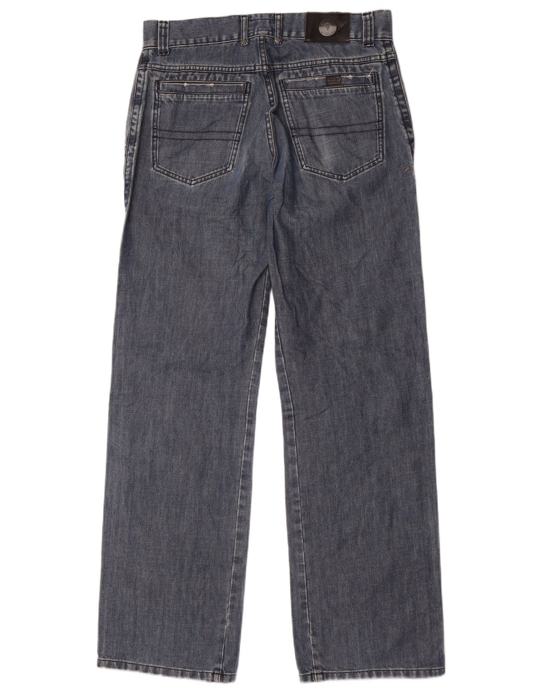 Trussardi Mens Straight Jeans IT 48 Medium W32 L34 Blue Cotton
