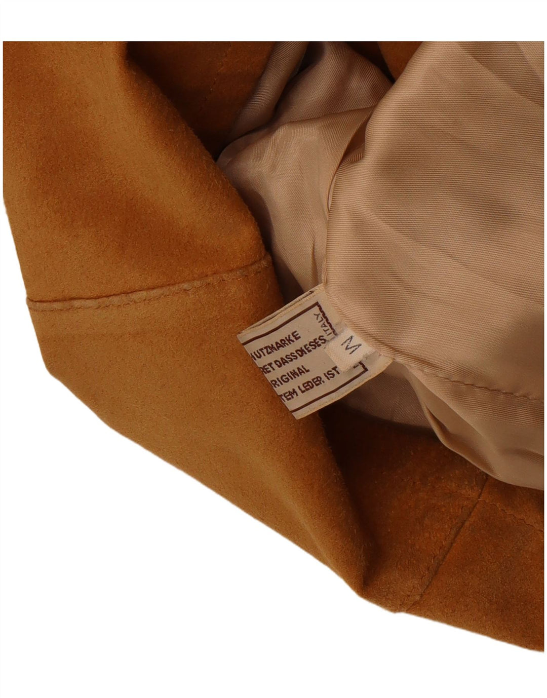 Vintage Womens Suede Jacket UK 14 Medium Brown Leather