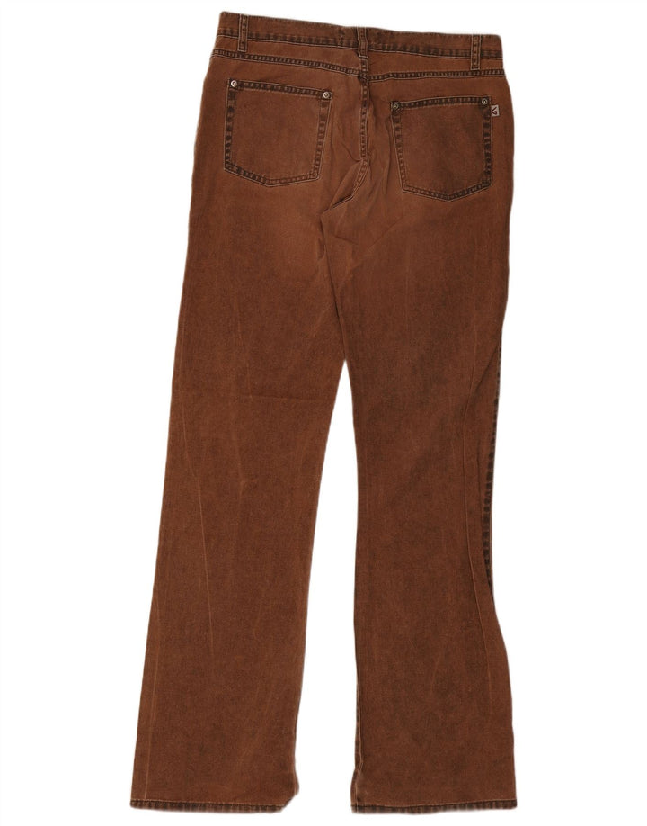 VINTAGE Womens Bootcut Jeans W32 L32 Brown
