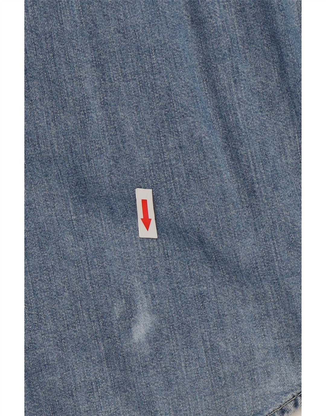 Wrangler Mens Western Denim Shirt Small Blue Cotton