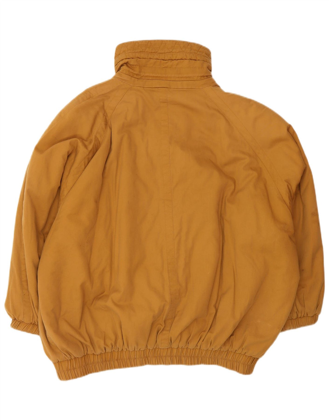 VINTAGE Womens Oversized Windbreaker Jacket IT 42 Medium Brown Cotton