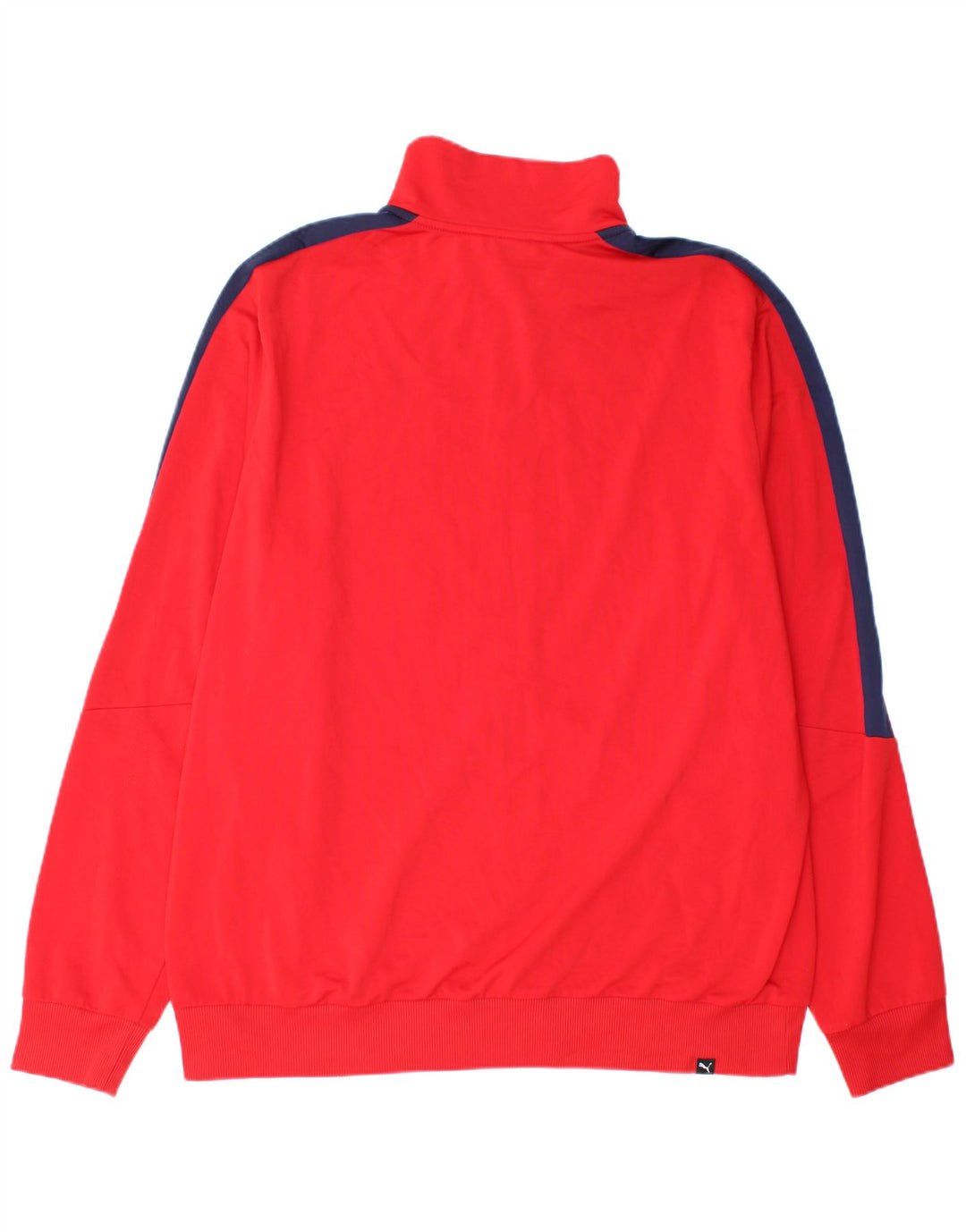 Puma Mens Tracksuit Top Jacket XL Red Colourblock Polyester