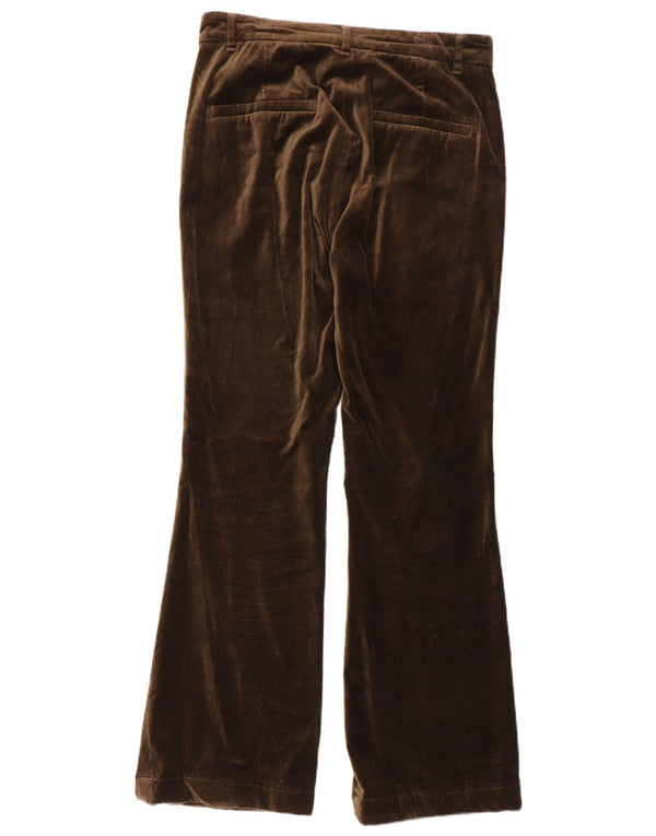 Massimo Dutti Womens Bootcut Chino Trousers EU 38 Small W28 L30 Brown