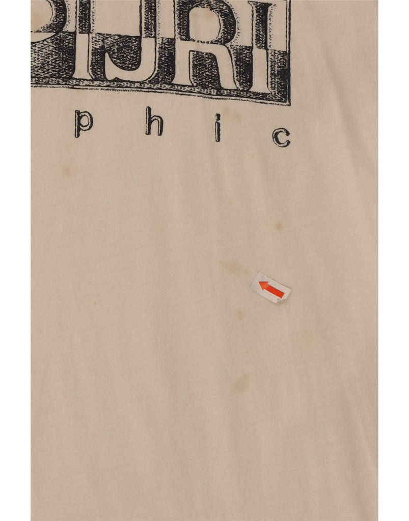 NAPAPIJRI Mens Graphic T-Shirt Top 3XL White Cotton Vintage Napapijri and Second-Hand Napapijri from Messina Hembry 
